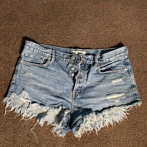Free people Jean shorts - Loving Good Vibrations Cutoffs